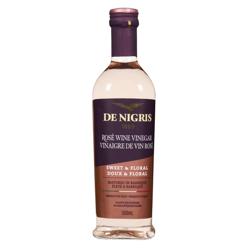 De Nigris - Rose Sweet Vinegar 500ml, 1 Each