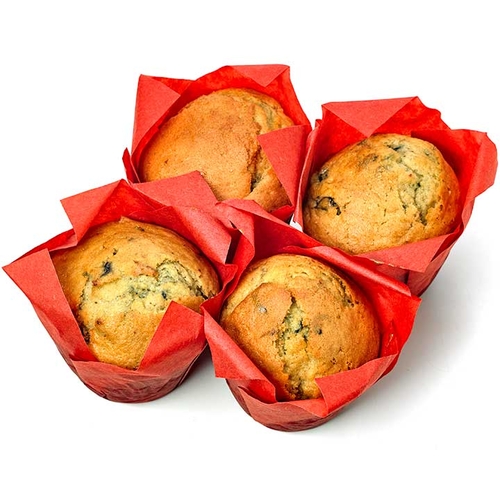 Blueberry Muffins 4 Pack 380g, 1 Each