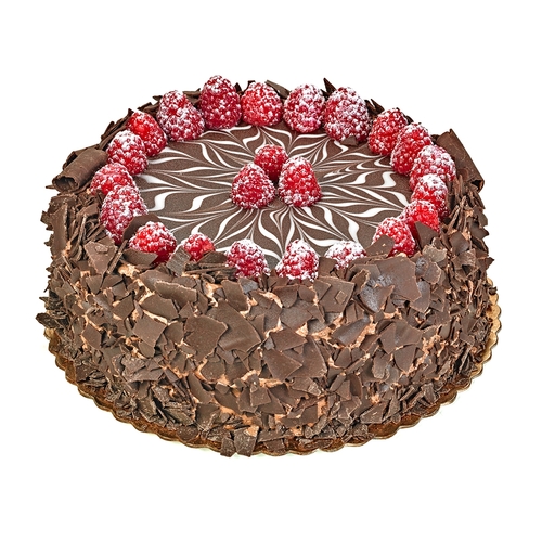 Raspberry Chocolate Ganache Cake 8" 1.4kg, 1 Each