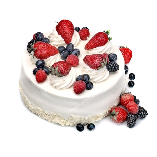 Triple Berry Chantilly Cake 5" 375g, 1 Each