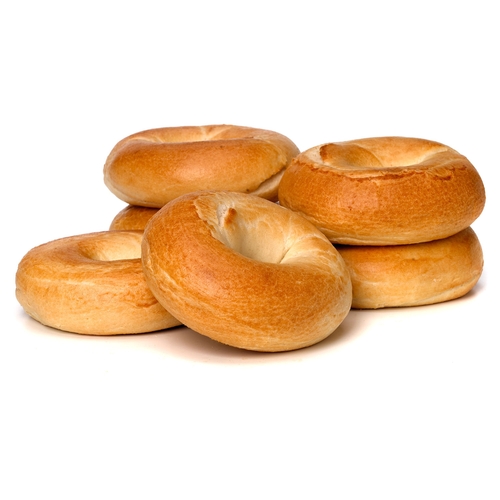 Bagels - Plain - 6 Pack 640g, 1 Each