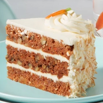 Carrot Layer Cake - Slice 205g, 1 Each