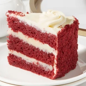 Red Velvet Layer Cake - Slice 185g, 1 Each