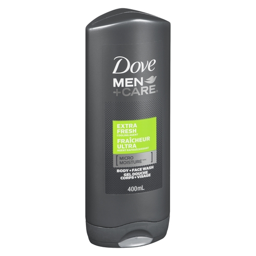 Dove - Men+Care Body + Face Wash - Extra Fresh 400ml, 1 Each