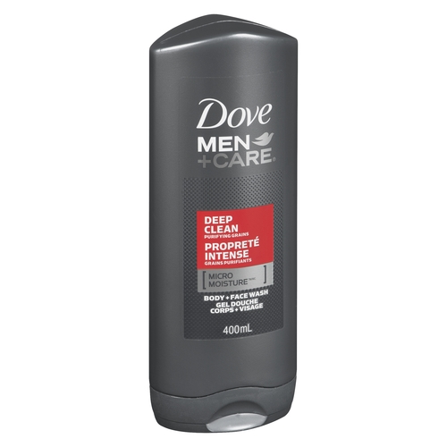 Dove - Men+Care Body + Face Wash - Deep Clean 400ml, 1 Each