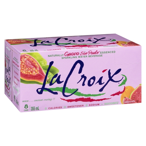 La Croix - Sparkling Water Beverage - Guava Sao Paulo 8/355ml, 1 Each