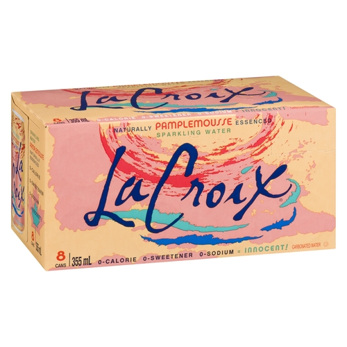 La Croix - Sparkling Water Beverage - Grapefruit 8/355ml, 1 Each