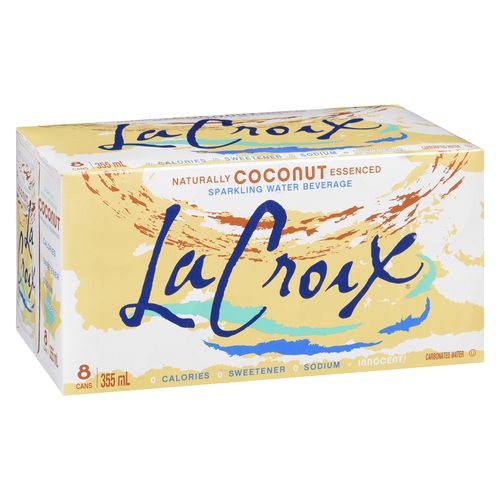 La Croix - Sparkling Water Beverage - Coconut 8/355ml, 1 Each