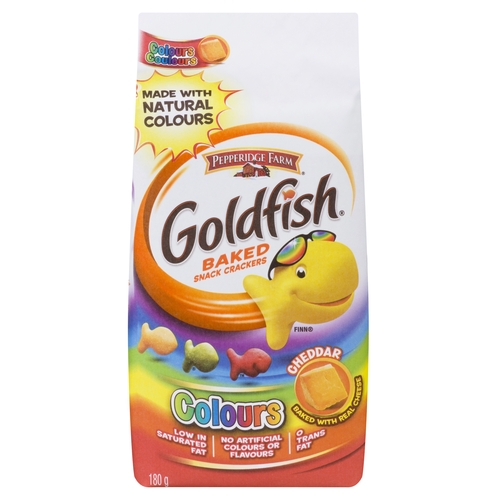 Pepperidge Farm - Goldfish Baked Snack Crackers - Colours - Cheddar 180g