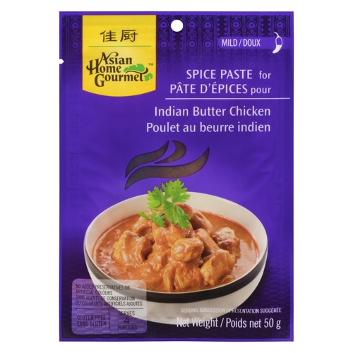 Asian Home Gourmet - Butter Chicken Spice Paste 50g, 1 Each