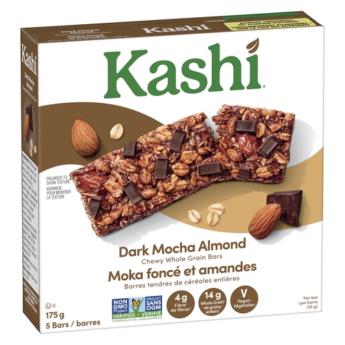 Kashi - Chewy Whole Grain Bars - Dark Mocha Almond 175g
