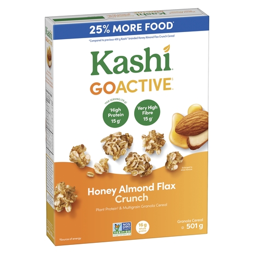 Kashi - GoActive Granola Cereal - Honey Almond Flax Crunch 501g