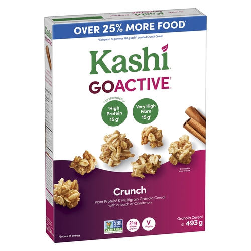 Kashi - GoActive Granola Crunch Cereal 493g