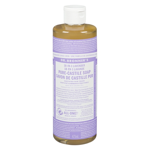 Dr. Bronner's - Pure-Castile Soap - 18-in-1 Lavender 473ml, 1 Each