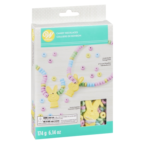Wilton - Candy Necklaces - 6 Individually Packaged Kits 174g, 1 Each