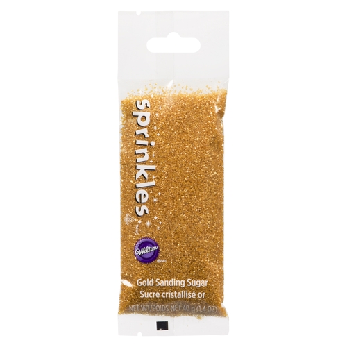 Wilton - Sprinkles - Sanding Sugar - Gold 40g