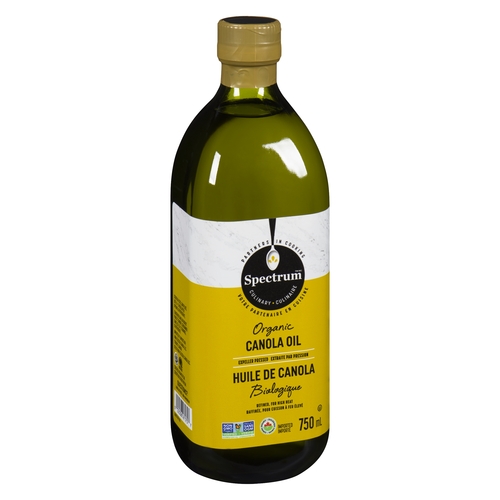 Spectrum Culinary Organic Canola Oil 750ml