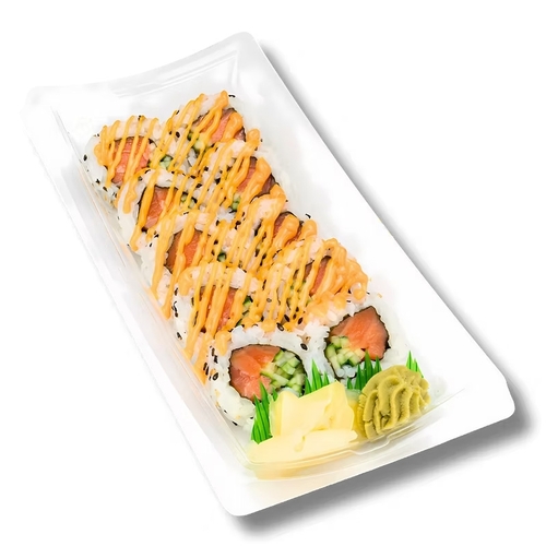 Zenshi Sushi - Spicy Salmon Roll 201g, 1 Each