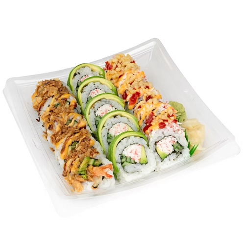 Zenshi Sushi - Chef Sampler A11 (Crunchy Shrimp, Dragon, Crunchy Dragon) 15 Piece 400g, 1 Each