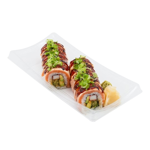 Zenshi Sushi - Yuzu Teriyaki Aburi Salmon Roll 301g, 1 Each