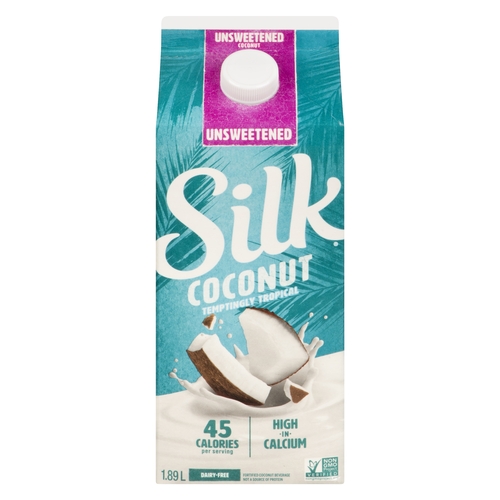 Silk - Coconut Beverage - Unsweetened 1.89l, 1 Each