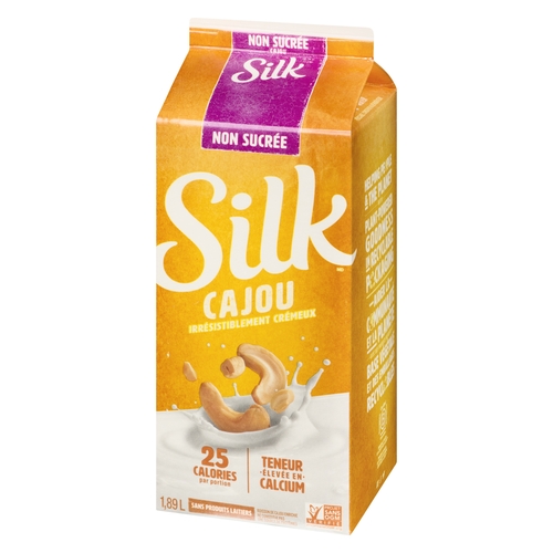 Silk - Cashew Beverage - Unsweetened 1.89l, 1 Each