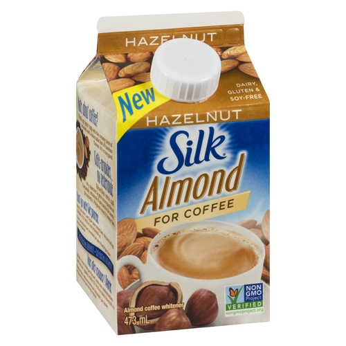 Silk - Almond For Coffee - Dairy-Free Coffee Whitener - Hazlenut 473ml, 1 Each