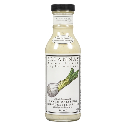 Briannas Home Style Dressing - Classic Buttermilk Ranch 355ml, 1 Each