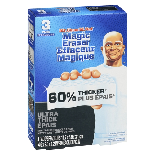 Mr Clean - Magic Eraser Multi-Purpose Cleaner Pads - Ultra Thick 3s, 1 Each