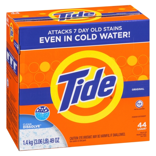 Tide - Powder Laundry Detergent - Original - 44 Loads 1.4kg