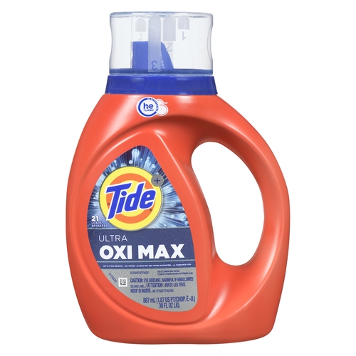 Tide - Liquid Laundry Detergent - Ultra Oxi Max - 21 Loads 887ml