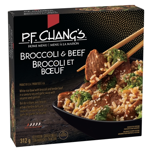 P.F. Chang's Home Menu - Broccoli & Beef Bowl 312g, 1 Each