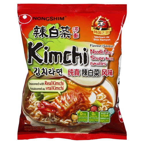 Nongshim - Noodle Soup - Kimchi 120g, 1 Each