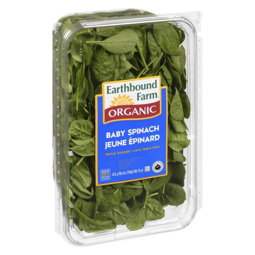 Earthbound Farm - Organic Baby Spinach 454g, 1 Each