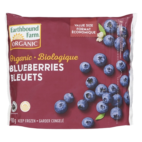 Earthbound Farm - Organic Frozen Blueberries 900g, 1 Each