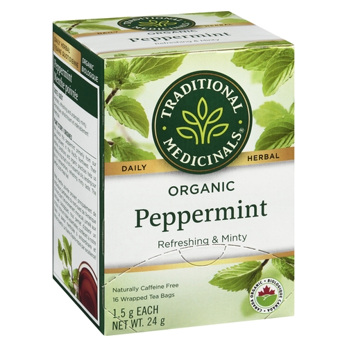 Traditional Medicinals - Organic Herbal Tea - Peppermint 16pk, 1 Each