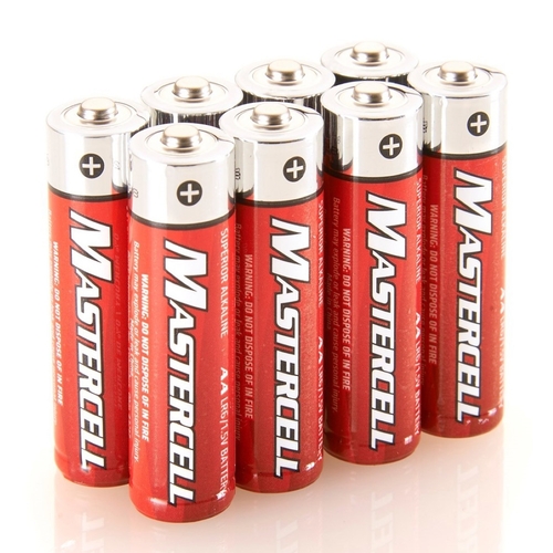 Dorcy - Mastercell Batteries Alkaline AA 8pk, 1 Each