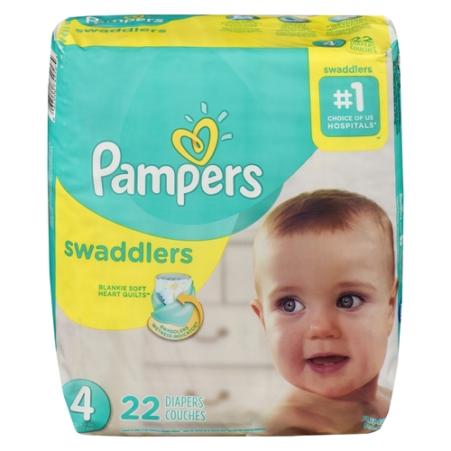 Pampers - Swaddlers Diapers Size 4 22pk, 1 Each