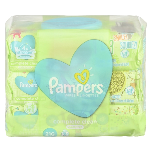 Pampers - Baby Wipes - Complete Clean - Unscented 216pk