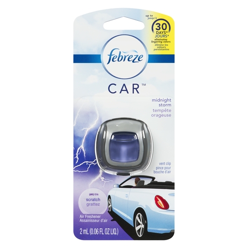 Febreze - Car Vent Clip Air Refresher - Midnight Storm 2ml
