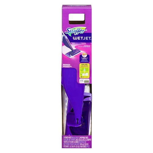 Swiffer - WetJet Mopping Kit - 1 Power Mop, 5 Mopping Pads