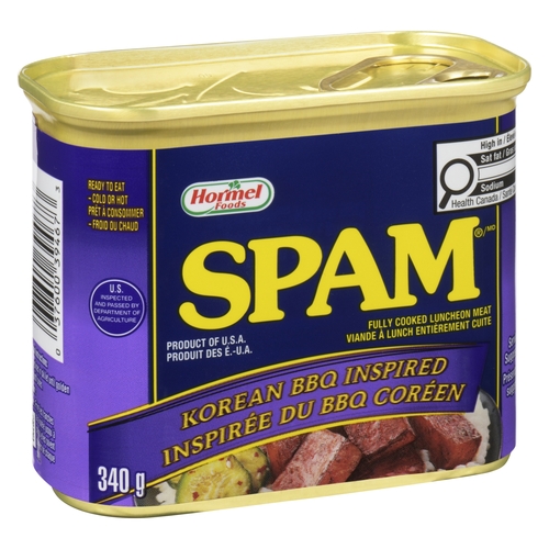 Hormel Foods - SPAM Luncheon Meat - Korean BBQ Inspired 340g, 1 Each