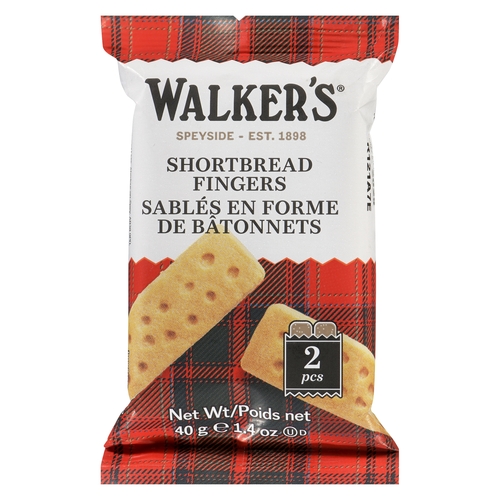 Walker's - Shortbread Fingers - 2 Pcs 40g, 1 Each