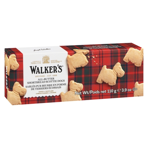 Walker's - Pure Butter Shortbread - Scottie 110g, 1 Each