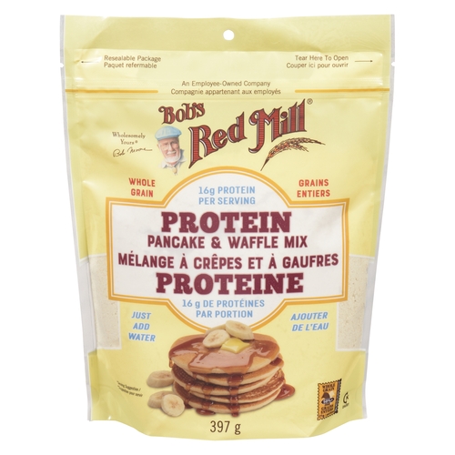 Bob's Red Mill - Protein Pancake Mix - Whole Grain 397g, 1 Each