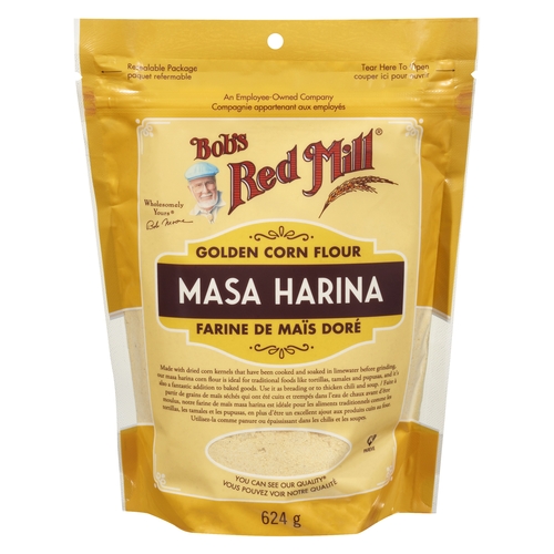 Bob's Red Mill - Golden Corn Flour - Masa Harina 624g, 1 Each