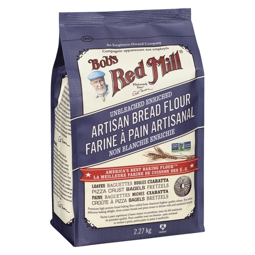 Bob's Red Mill - Artisan Bread Flour - Unbleached Enriched 2.27kg, 1 Each