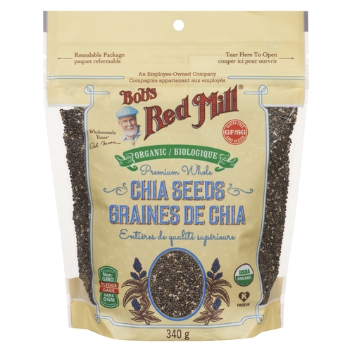 Bob's Red Mill - Organic Chia Seeds 340g, 1 Each