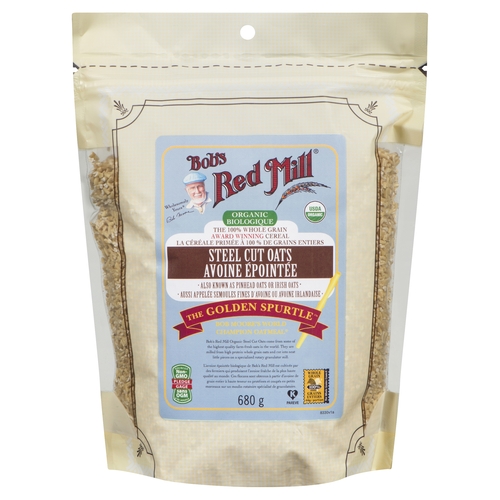 Bob's Red Mill - Organic Steel Cut Oats 680g, 1 Each