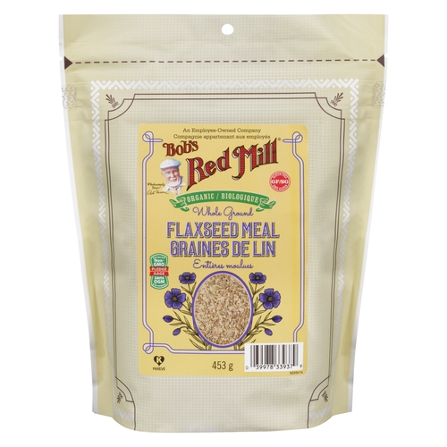 Bob's Red Mill - Ground Whole Flax Seeds Flaxseed 453g, 1 Each